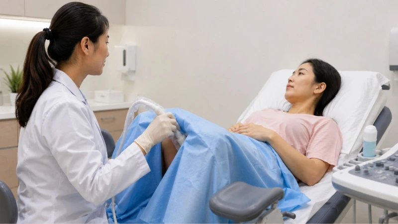Giữ cơ thể thư giãn giúp quá trình siêu âm đầu dò thuận lợi hơn