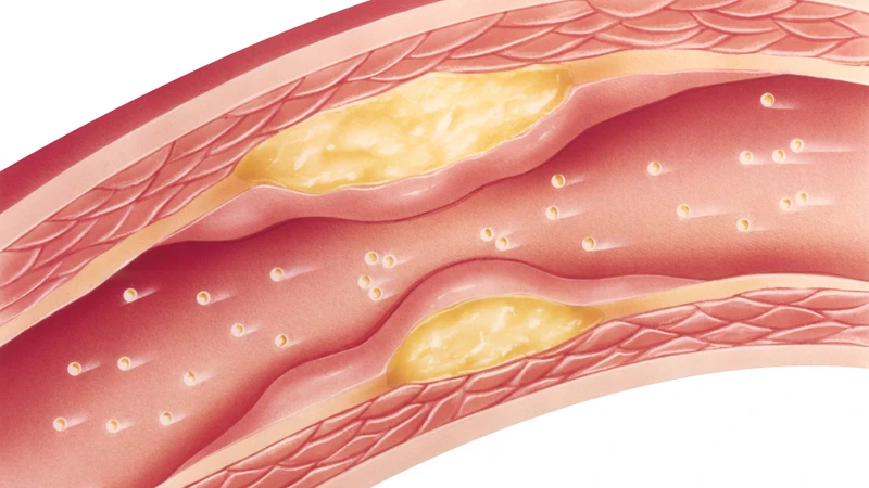 Tăng cholesterol làm tăng nguy cơ tạo mảng bám trong lòng mạch dẫn đến xơ vữa động mạch, hẹp và cứng mạch