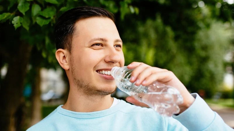 Đảm bảo uống đủ nước mỗi ngày