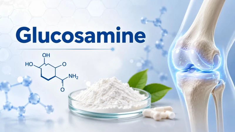 Glucosamine là đường amin tự nhiên, tham gia cấu tạo sụn khớp