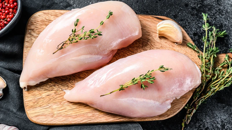 Ức gà bỏ da là một trong những món ăn dành cho người bị gút