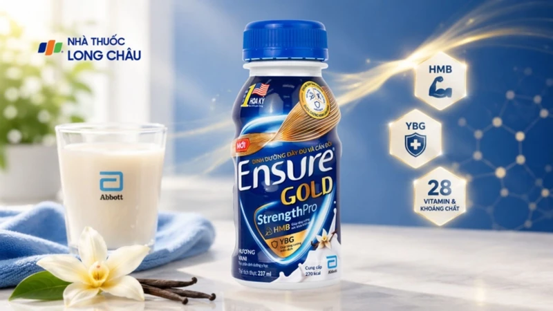 Sữa Ensure Gold giúp bổ sung năng lượng, protein, vitamin và khoáng chất