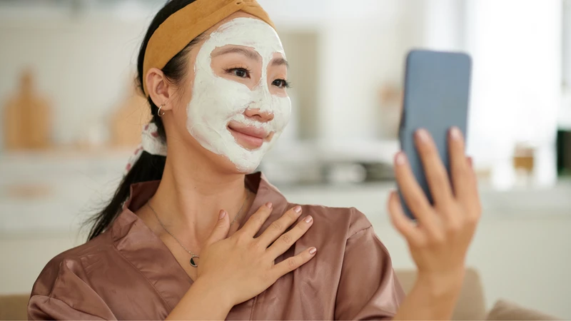 Mặt nạ đất sét hỗ trợ giảm mụn đầu đen ở trán hiệu quả