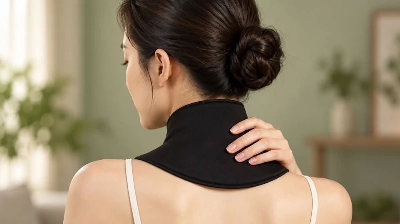 Chườm ấm có thể giúp cơ vùng cổ thư giãn và giảm co cứng