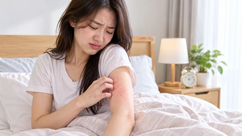 Sáng ngủ dậy bị nổi mẩn ngứa có thể liên quan đến tình trạng mề đay
