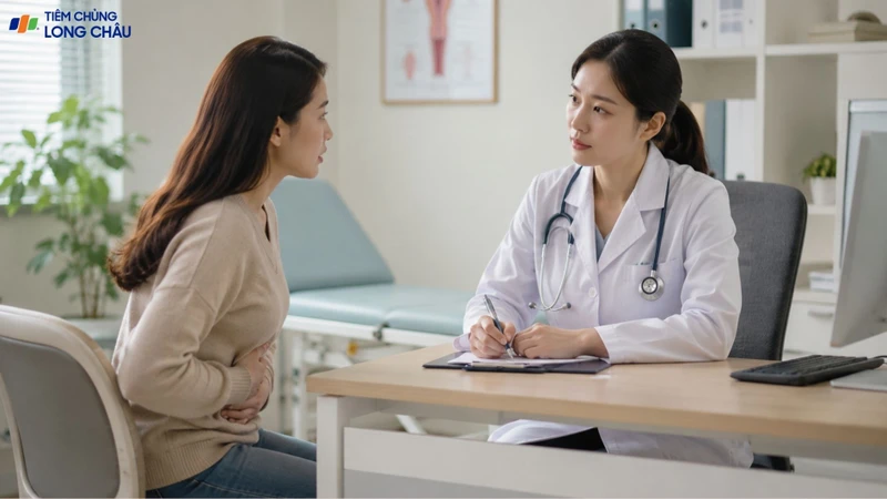 Siêu âm đầu dò bị chảy máu kèm đau bụng dưới cần thăm khám