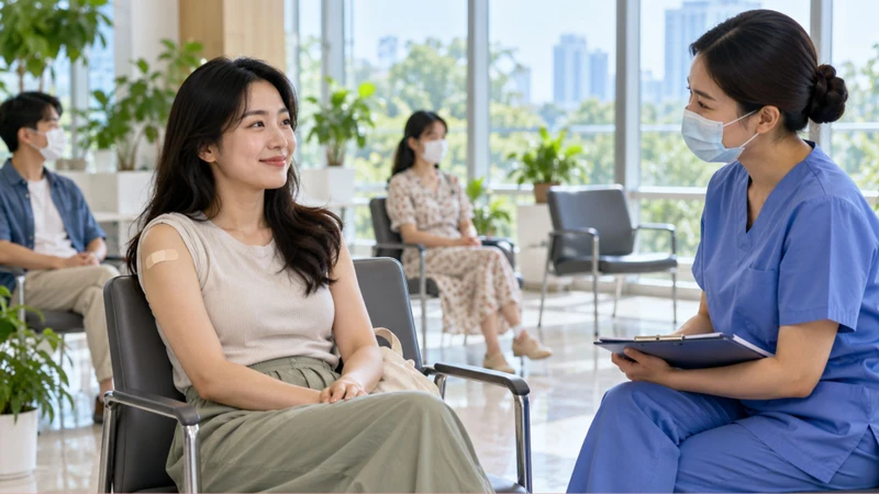 Nên theo dõi tại cơ sở tiêm chủng ít nhất 30 phút sau tiêm