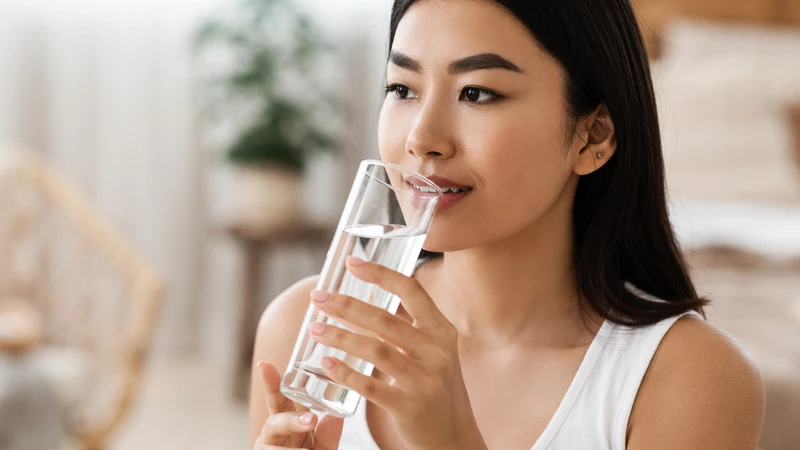Uống đủ nước giúp hỗ trợ quá trình tiêu hóa tự nhiên của cơ thể