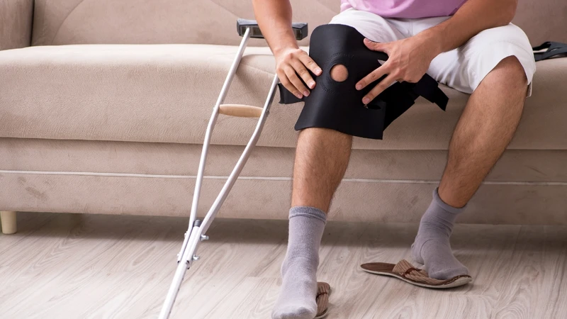 Cố định khớp gối và dùng thuốc là phương pháp điều trị phổ biến khi bị nứt xương bánh chè
