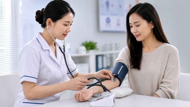 Ổn định huyết áp trước tiêm giúp khám sàng lọc an toàn hơn