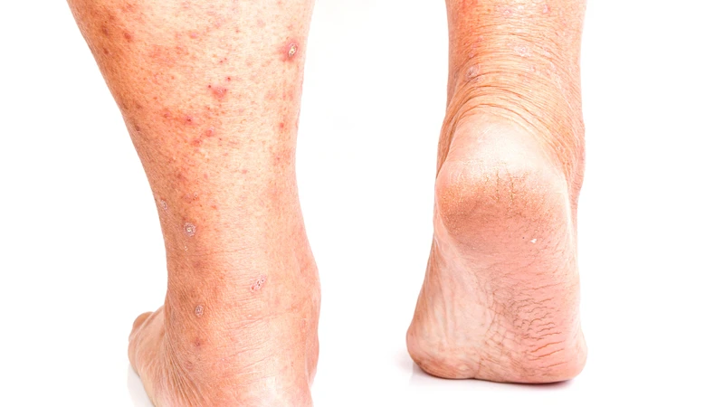 Một số trường hợp nhiễm HIV có thể xuất hiện phát ban đỏ và các nốt đỏ trên da