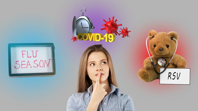 Cách nhận biết cúm, RSV và COVID qua triệu chứng và thời gian ủ bệnh