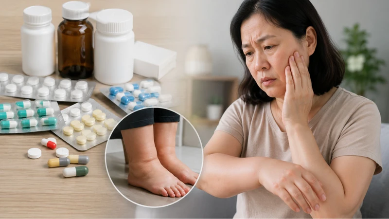 Một số loại thuốc có thể gây giữ nước và làm xuất hiện phù nề