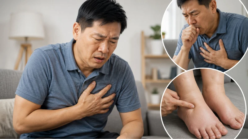 Phù kéo dài kèm khó thở hoặc đau ngực cần được thăm khám sớm