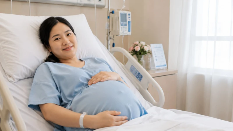 Mẹ bầu có thể phải nhập viện điều trị nếu tình trạng phù nhau thai diễn tiến nặng