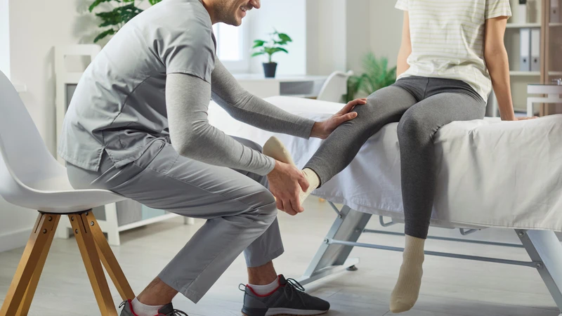Giữ gồng cơ đùi và cẳng chân tại chỗ, nuôi dưỡng cơ thể nhẹ nhàng tránh biến chứng sớm