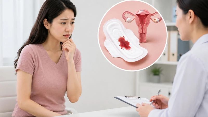 Chảy máu âm đạo bất thường là dấu hiệu cần chú ý