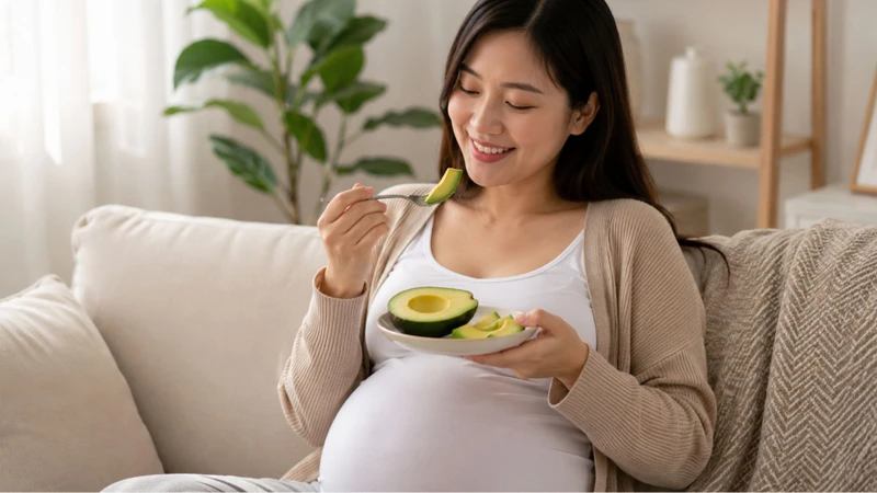 Quả bơ là thực phẩm giàu folate, phù hợp trong chế độ ăn thai kỳ