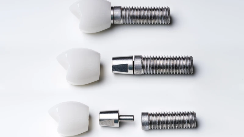 Trụ implant thường được làm từ titanium y khoa, loại vật liệu có khả năng tương thích sinh học cao và được nghiên cứu kỹ lưỡng