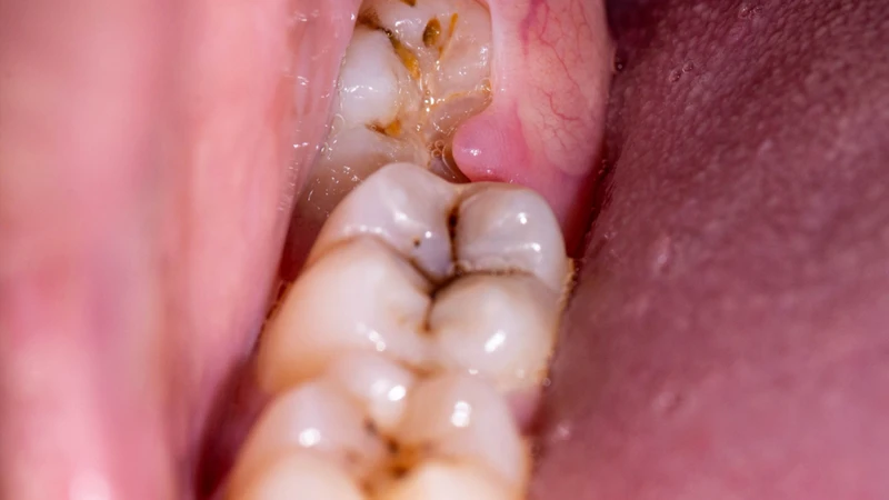 Một trong những biến chứng phổ biến nhất của răng khôn mọc lệch 45 độ là sâu răng số 7
