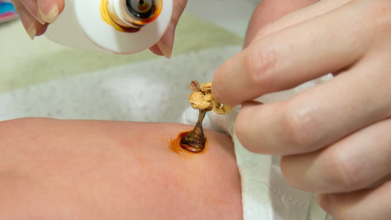 Cha mẹ nên để rốn rụng tự nhiên và tuyệt đối không được tác động vào