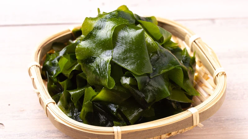Rong biển Wakame có tên khoa học là  Undaria pinnatifida, thuộc họ Alariaceae