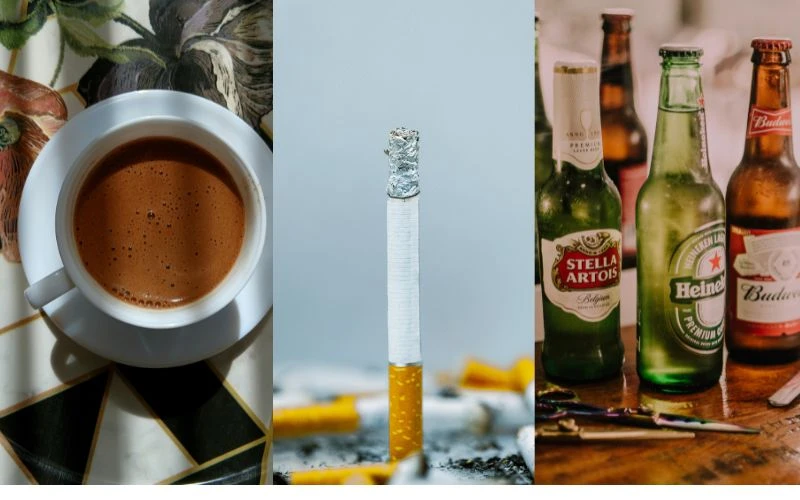 Sau phẫu thuật ung thư dạ dày cần tránh sử dụng các chất kích thích như cà phê, rượu, bia