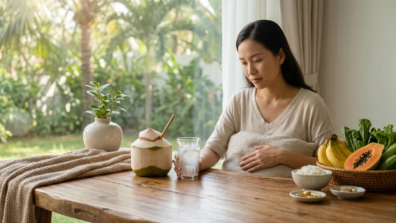 Sau sảy thai có nên uống nước dừa là thắc mắc phổ biến