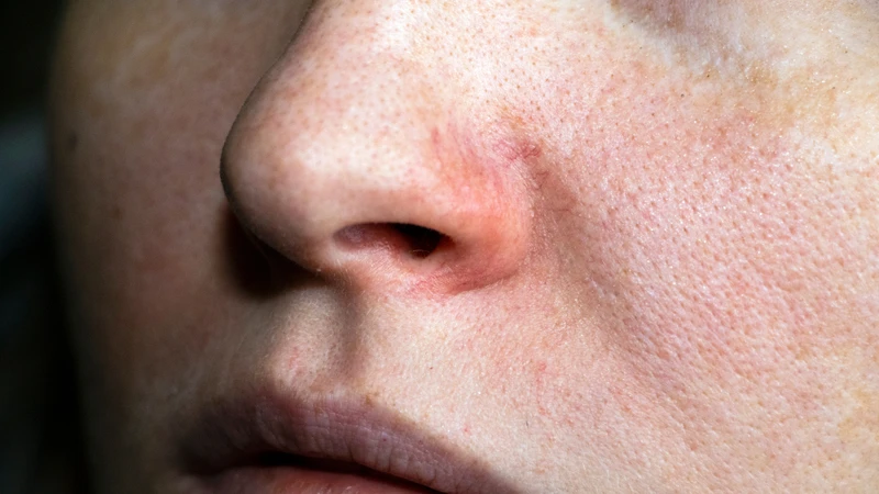Ở độ tuổi trung niên, lão hóa làm da kém đàn hồi dẫn đến lỗ chân lông dễ giãn rộng
