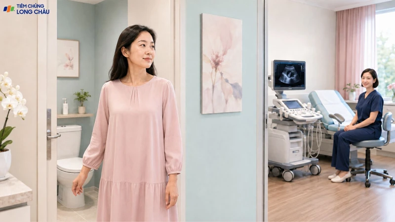 Người bệnh thường làm rỗng bàng quang trước khi siêu âm