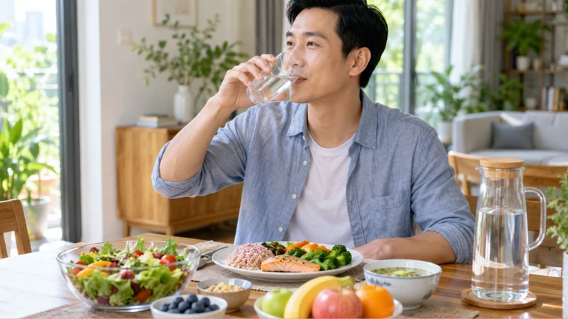 Uống đủ nước và ăn uống hợp lý giúp phòng ngừa sỏi tái phát