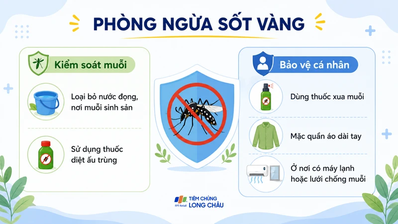 Các biện pháp khác giúp phòng ngừa bệnh sốt vàng