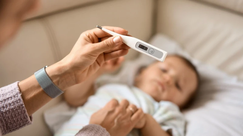 Theo dõi nhiệt độ giúp đánh giá diễn biến sốt do Adenovirus