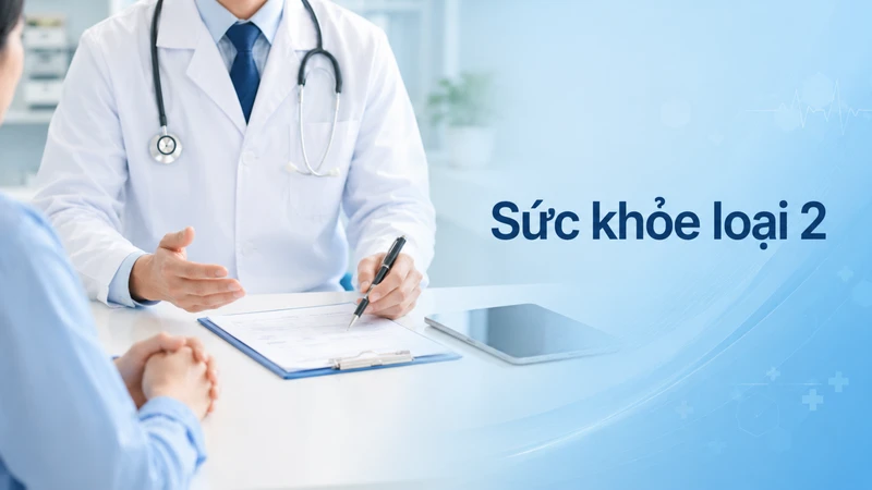 Hiểu rõ sức khỏe loại 2 là gì giúp đánh giá đúng kết quả khám toàn diện