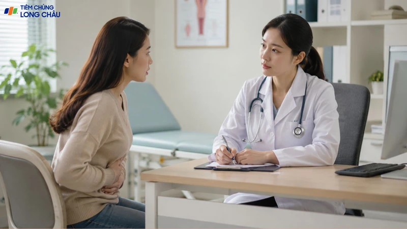Đau vùng chậu cần được thông báo trước khi siêu âm