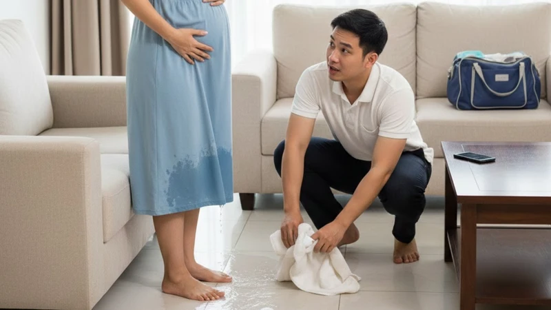 Nhiều phụ nữ mang thai thường thắc mắc tại sao vỡ ối mà không đau bụng
