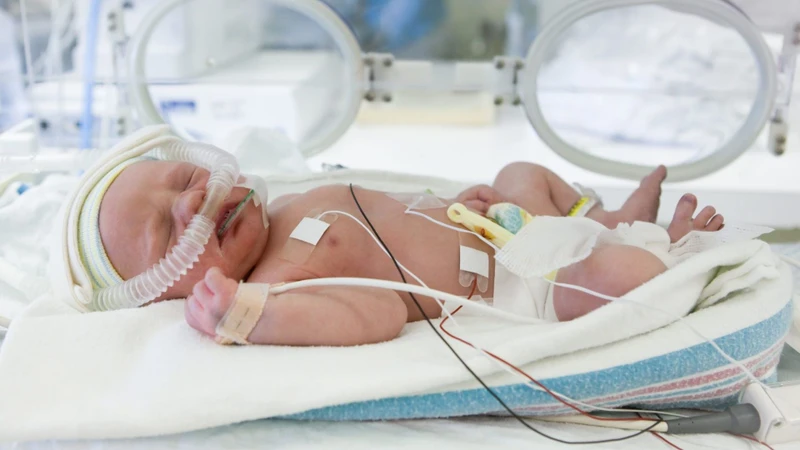 Trẻ mắc thận đa nang cần được thở máy ngay khi chào đời