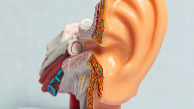 Thùy tai gồm da, mô mỡ và mô liên kết sợi, không có cấu trúc sụn bên trong