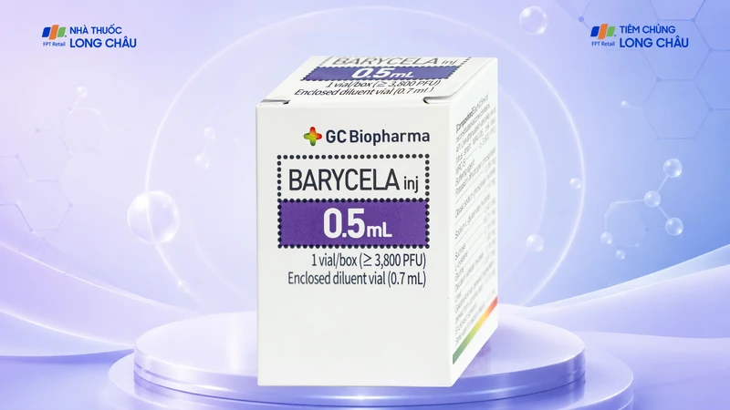 Barycela inj là vắc xin sống giảm độc lực xuất xứ từ Hàn Quốc