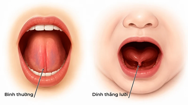 Cắt thắng lưỡi giúp cải thiện vận động lưỡi ở một số trẻ