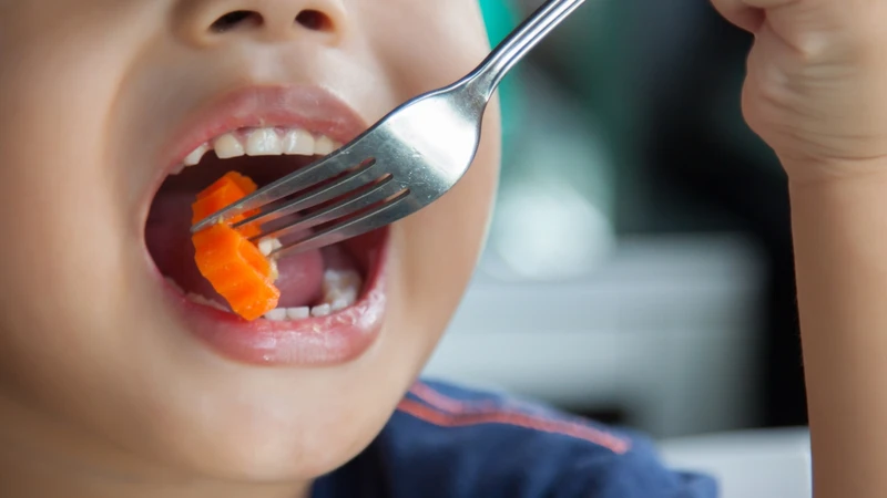 Cho trẻ ăn uống bình thường, cung cấp tiền sử sức khỏe và tiêm chủng để được tư vấn phù hợp