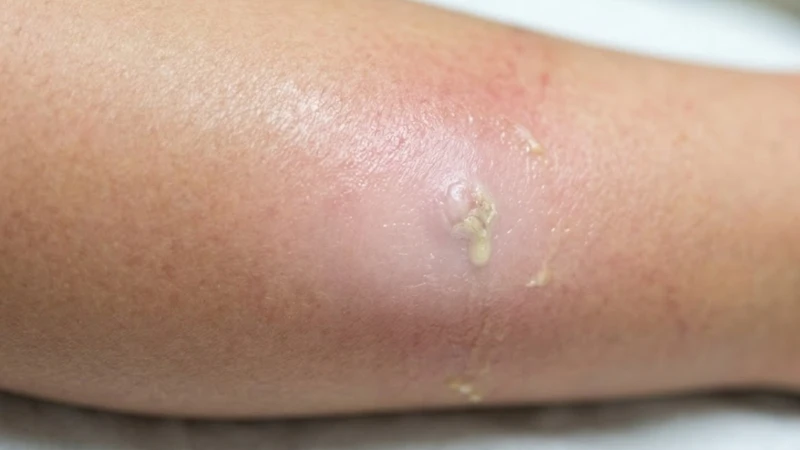 Cha mẹ nên đưa trẻ đi khám khi vết muỗi đốt sưng đỏ, đau hoặc có mủ