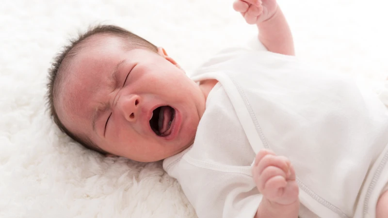 Đầy hơi khiến trẻ khó chịu, quấy khóc và ngủ không ngon giấc