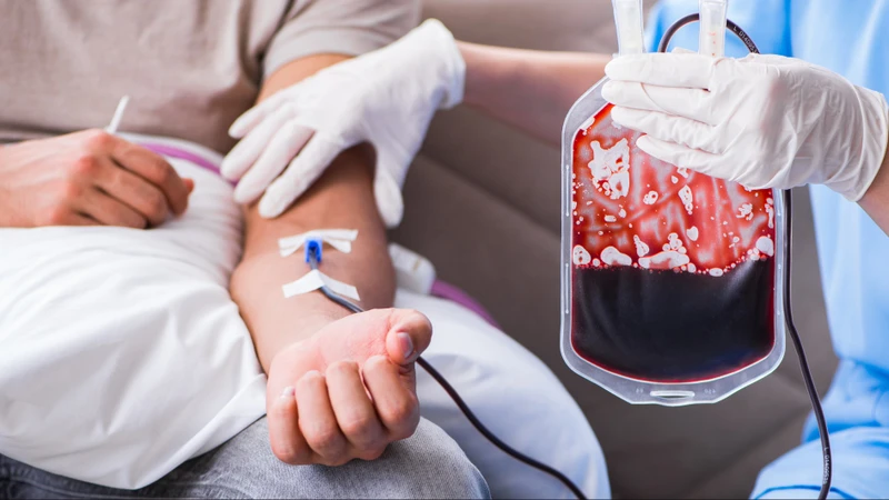 Truyền máu được thực hiện nhằm bù đắp lượng máu đã mất, cải thiện thiếu máu nặng,...