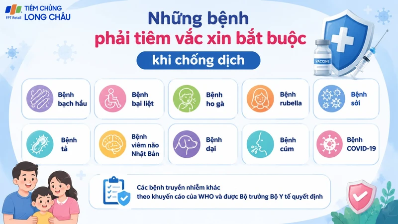 Tiêm chủng chống dịch giúp kiểm soát bệnh truyền nhiễm lây lan