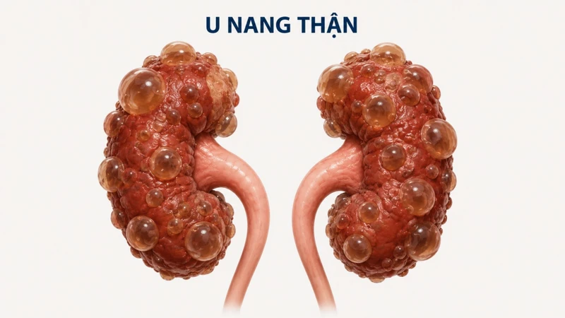 Hình ảnh u nang thận trên siêu âm