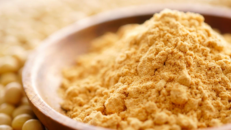Bột đậu nành giàu protein và chất xơ, giúp tạo cảm giác no lâu hơn