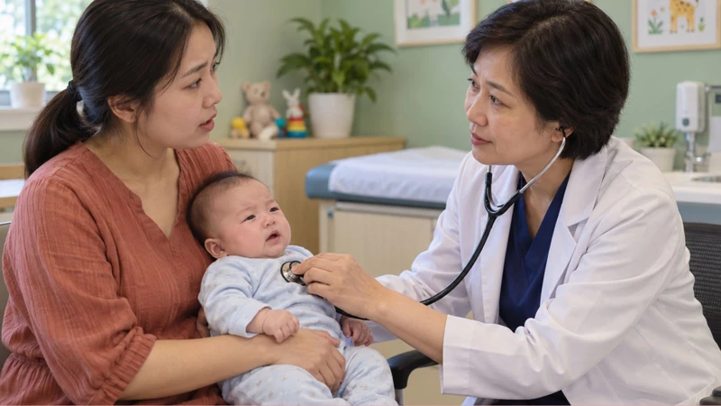 Đưa trẻ đi khám nếu khó ngủ kéo dài, bú kém
