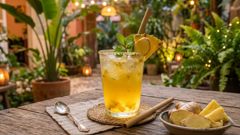 Cách uống nước dứa gừng an toàn và hiệu quả