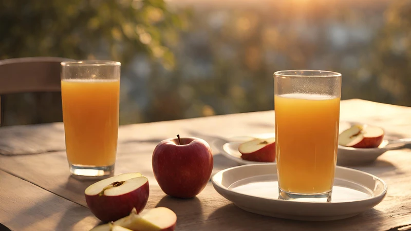 Uống nước ép táo ngay sau khi ép giúp giữ trọn vitamin tự nhiên và hỗ trợ cơ thể khỏe mạnh hơn